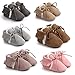 CZCCZC Baby Boys Girls Toddler Warm Snow Boot Tassels Moccasins First Walkers (13cm(12-18months), Brown)