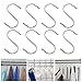 VIPITH S Hooks, 30 Pack 3.6 Inch Stainless Steel Metal S Shaped Hooks Heavy-Duty S Hanging Hooks Hangers with Ball Ends for Spoon Pan Pot Towel in Kitchen Bedroom Bathroom Office