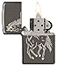 Zippo Horse Pocket Lighter, Black Icethumb 3