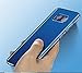 Galaxy Note 8 Case, Ultra Slim Electroplate 360 Degree Full Body Protection Mirror Case with Tempered Glass Screen Hard PC Protector for Samsung Galaxy Note 8 (Blue)