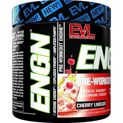 EVL Intense Pre Workout with Creatine Pre Workout Powder Drink for