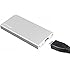Salcar mSATA Aluminium Festplattengeh&auml;use mit USB 3.0 Datenkabel f&uuml;r M50 mSATA SSD Silber