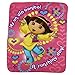 Kids Favorite Character Fleece Blanket - Dora the Explorer Sunshine