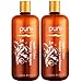 Apple Cider Vinegar Shampoo and Conditioner Set. Sulfate Free Shampoo Conditioner Set for Damaged, Oily Hair. Shampoo & Conditioner Combo Pack to Reduce Dandruff, Frizz, Split Ends,…