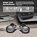 True Wireless Earbuds Bluetooth Earphones, VORCSBINE Auto Pairing Bluetooth 5.0 Headphones with Mic and Charging Case 18H Playtime- Black