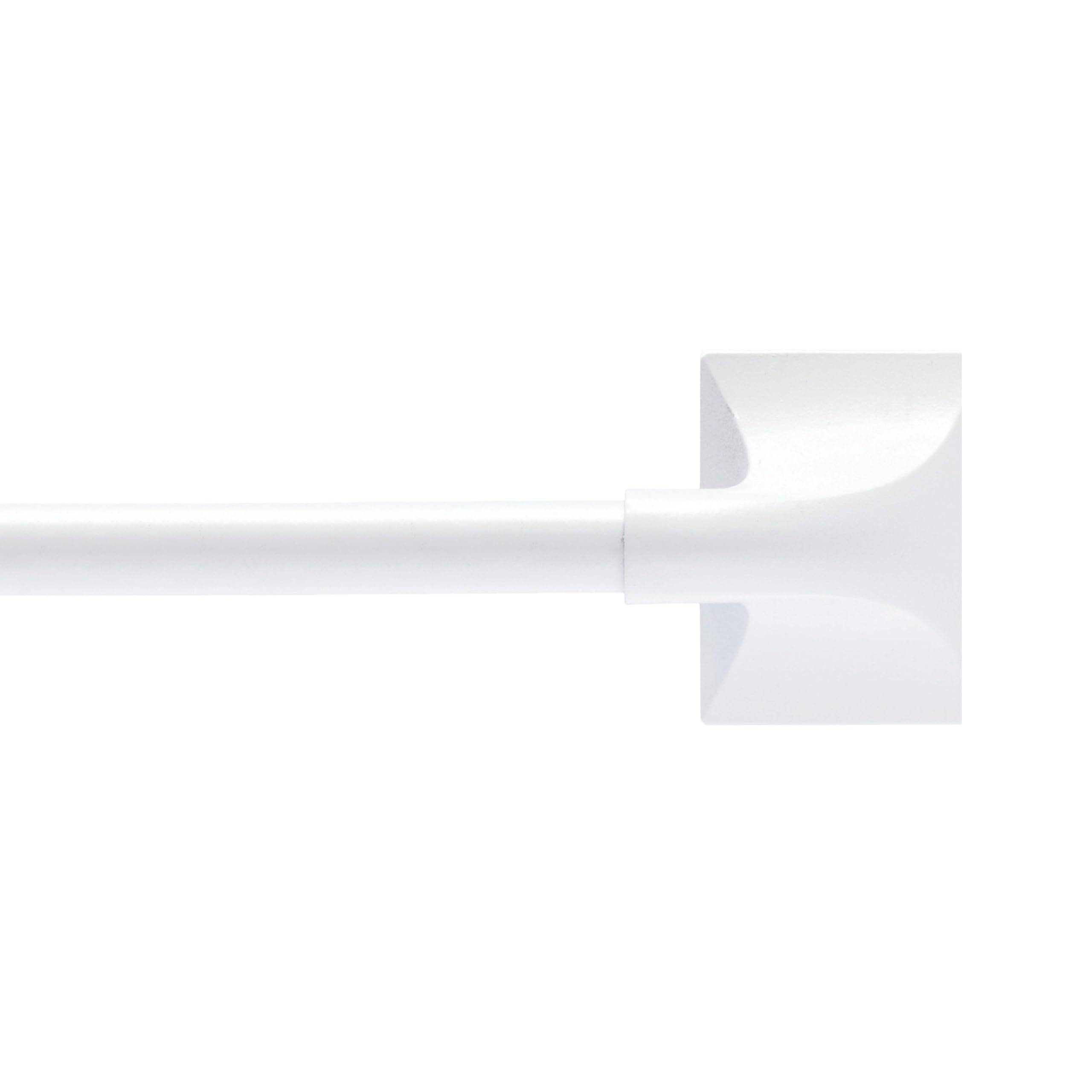 Photo 1 of Kenney Magnetic Curtain Rod for Metal Doors or Metal Surfaces, No Drill Curtain Rod, Adjustable Magnetic Rod, Multi-Use Design, 16-28 inch Window Privacy Drapery Rods, Appliance Rods, White Finish