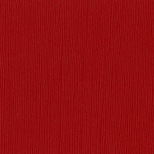 Buy RED DEVIL 12x12 Cardstock by Bazzill Fourz 80 lb textured Red