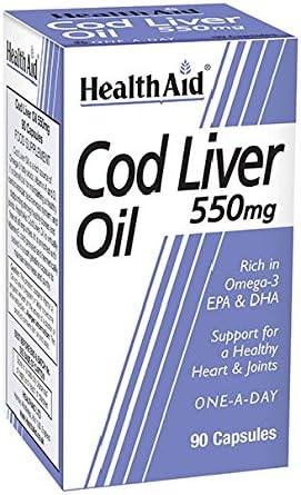 Healthaid Cod Liver Oil 550 mg - 90 Capsules