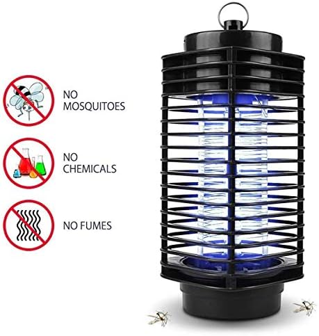 Muhoop Electronic Bug Zapper Mosquito Killer lamp Insect Trap Fly Insect Killer Lamp Indoor and Outdoor Use Portable Standing or Hanging
