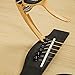 Finrezio 2 Pcs Classical Guitar Capos with 8 Pcs Guitar Picks for Acoustic Guitar (2 Pcs Wood Color)