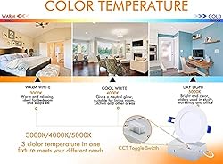 CLOUDY BAY 4 inch 3000K/4000K/5000K Three Color