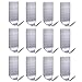 FOTYRIG Adhesive Hooks Wall Hooks Hangers 304 Stainless Steel Waterproof Stick on Hat Hooks Strong & Durable (Max Load up to 4Lbs)-12 Packs