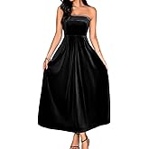 Kaei&Shi Velvet Maxi Dress,Strapless Formal Dresses for Women,Elegant Christmas Party Evening Gowns