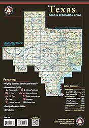 Texas Road and Recreation Atlas - 2nd Edition, 2022