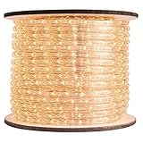 High Output - Incandescent - Warm White Clear - Rope Light - 3/8 in. - 2 Wire - 12 Volt - 150 ft. Spool - 16 ft. Max Run