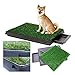 KCHEX Dog Potty Training Pee Turf Grass Pad Indoor Pet Patch 25x20x2.5 Mat Trainer