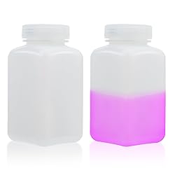 Labvida Square Reagent Bottle HDPE Wide Mouth