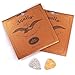 2-Pack Aquila New Nylgut 7U Concert Ukulele Strings 23 inch Regular High G with 2 Free Felt Picks