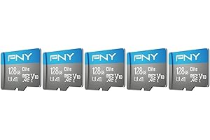 PNY 128GB Elite™ Mobile Accessories Class 10 U1 V10, A1 microSDXC Flash Memory Card for Mobile Devices - 100MB/s, Full HD, UH