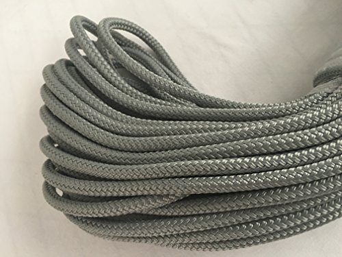Blue Ox Rope Double Braid Polyester 5/16 inch, Silver