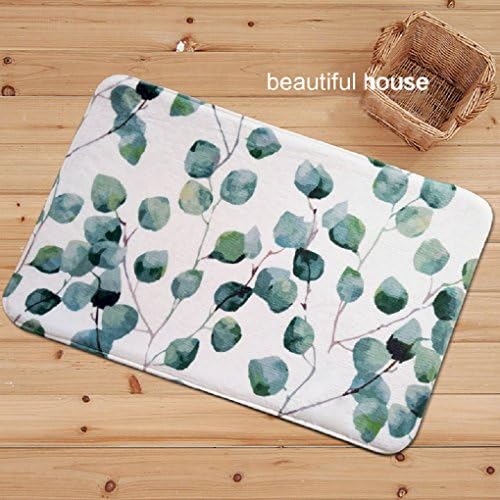 Sweetsky Spring Jungle Living Room Bedroom Bathroom Shower Indoor Outdoor Entrance Doormats Rugs Water Absorption Non-Slip Kitchen Doormats Carpets Cushion 60x90cm/23.62x35.43"