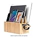 MobileVision Compatible Stand for Apple iWatch Adapter for use with Bamboo Charging Stations and Multi-Device Organizers