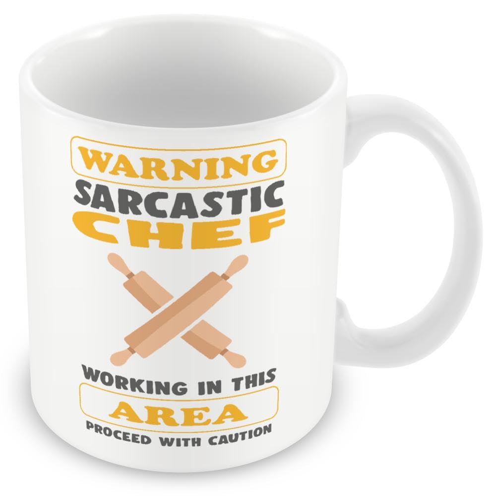 Mug Gift for Cook/Chef - Sarcastic Chef Proceed with Caution