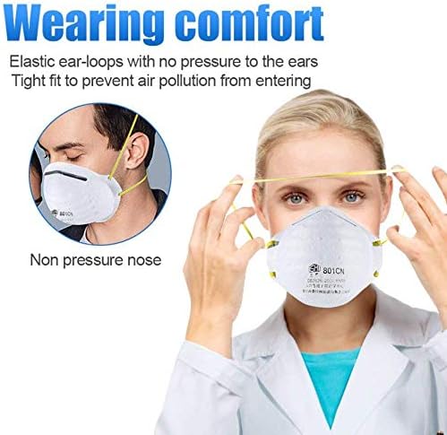 KN95 Medical Face Filter Mask,Particulate Respirator Dust Surgical Protection Mask, Comfortable Earloop Mask 10pcs