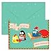 United Feathered Friends Boxed Note Cards - White Christmas | Rungtong & Co. Stationery Line