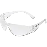MCR Safety CL010 Checklite Safety Glasses with Clear Frame and Clear Lens, 1-Pair
