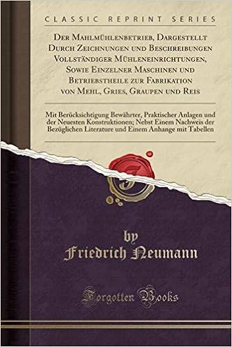 Der Mahlmuhlenbetrieb Dargestellt Durch Zeichnungen Und