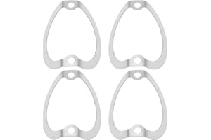 LT Easiyl 4pcs Waveform Tube Retainers Stainless Steel 46mm for 6V6 6L6 5Y3