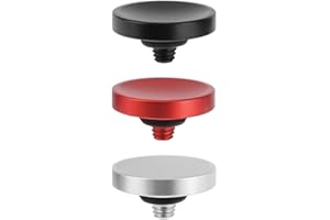 LT Easiyl 3Pcs Aluminum Alloy Concave Shutter Release Button 11MM Compatible with Fujifilm XT5 X100VI XT50 X-Pro3 Compatible 
