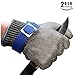 Schwer ANSI A9 Cut Resistant Glove, Food Grade Stainless Steel wire Mesh Metal Gloves, Knife Cutting Gloves for kitchen Mandoline Slicing Butcher Meat Cutting Oyster Shucking Fish Fillet（S, 1 PCS）