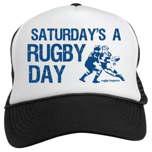 Saturday Rugby Day Trucker Hat (Royal)