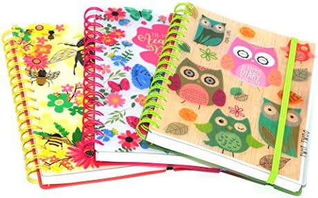 1x 2018 - 2019 A5 Academic Mid Day A Page Diary Design at Random