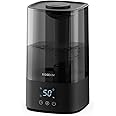 ROSEKM Automatic Humidifiers for Bedroom Large Room, 4.5L Cool Mist Humidifier for Home & Plant with Timer & Humidity Sensor, Last Up to 18H on High Setting, Auto Shut-Off, 360° Nozzle (Black)