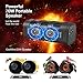 Bluetooth Speakers, 20W Portable Speaker with Rich Bass, IPX56 Waterproof Bluetooth Speaker with 5200mAh Power Bank, Dual-Driver, Built-in Mic, Dustproof, Shockproof, 24 Hrs Play for Home, Outdoor