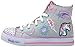 Skechers Kids Girls' Shuffles-Twist N'Turns Sneaker,gray/multi,1.5 M US Little Kid
