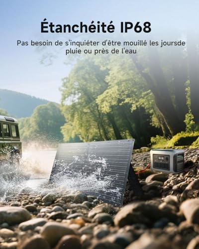 ALLPOWERS 100W SE100 Solar Panel,IP68 Foldable Solar Panel,Monocrystalline Silicon Solar Panel with 25% Efficiency,Suitable for Balcony,Caravans and Motorhomes