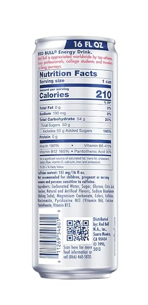 RED BULL ENERGY DRINK, 16 FL OZ