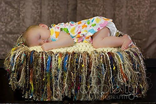 Newborn Photo Prop Fringe Blanket
