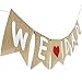 Burlap We Love Dad Banner Garland | Rustic Fathers Day Decorations | Fathers Day Gift from Son and Daughter | Fathers Day Party Supplies Family Photo Props