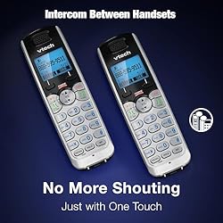 VTech 2-Line Cordless Phone for Small Business or
