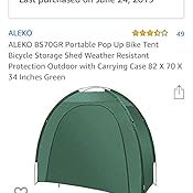 aleko bike storage tent
