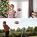 DaycMy Mini UFO Drone Toys for Kids Hand-Controlled UFO Flying Ball Drone with Led Light for Kids, Boys and Girls Toys(Red)