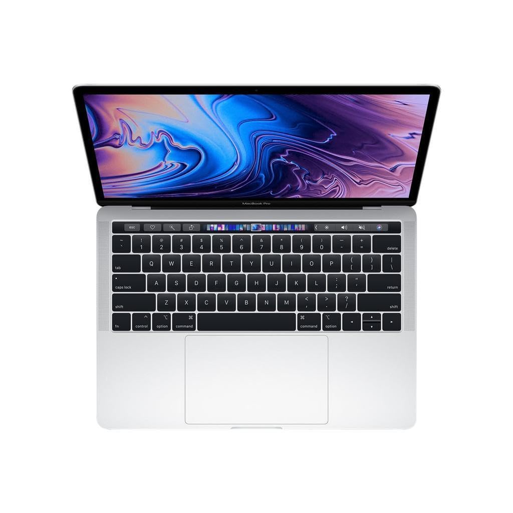 2018 Apple MacBook Pro with 2.7GHz Intel Core i7 (13-inch, 16GB RAM, 512GB SSD) (QWERTY English) Silver (Renewed)