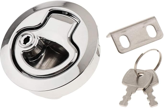 Amazon ドアロック ラッチ アクセスドア ハッチ用 亜鉛合金 耐久性 ツールラッチ 車用ロック 車 バイク