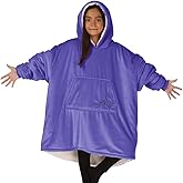 THE COMFY Original Jr for Kids | Oversized Sherpa Fleece Wearable Blanket with Hood & Pocket | Seen on Shark Tank