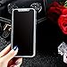 iPhone X Case, Umiko(TM) Lovely Cute Animal 3D Glitter Bling Rhinestone Disney Mickey Mouse Ears Sparkly Diamond Soft TPU Rubber Case with Strap for Apple iPhone X, Black